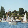 Der Hafen vom Wasser aus