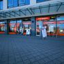 Der Friseursalon von draußen