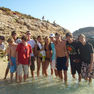wir an der Blue Lagoon