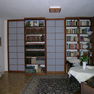 Shoji-Türen laufen hinter Bücherwände 1
