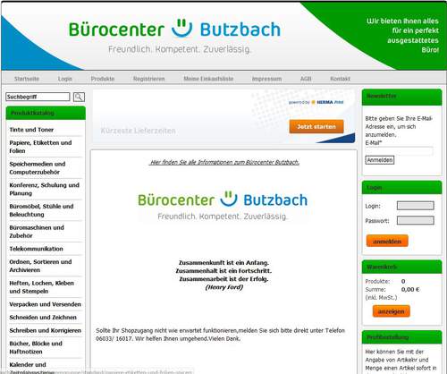 Bürobedarfsshop ihrbuero24.de