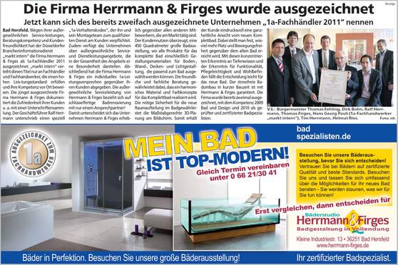 Firma Herrmann & Firges Badspezialisten Abbildung Nr. 8