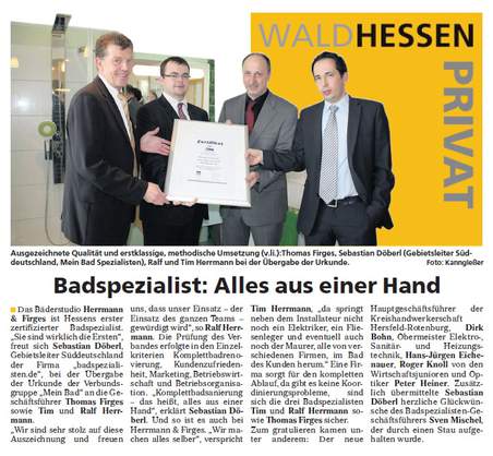 Firma Herrmann & Firges Badspezialisten Abbildung Nr. 7