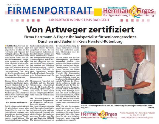 Firma Herrmann & Firges Badspezialisten Abbildung Nr. 6