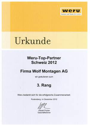 Wolf Fenster und Türen AG Abbildung Nr. 11