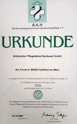 APN Ambulanter Pflegedienst Nordwest GmbH Abbildung Nr. 2