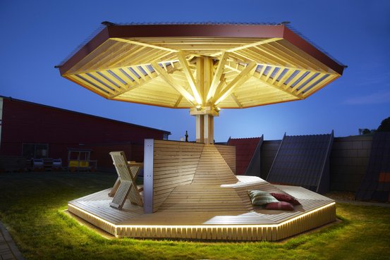 Sonnenschirm Outdoor-Bar Relaxliege