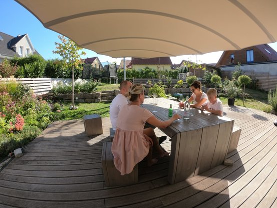 Sonnensegel naehe Mainz