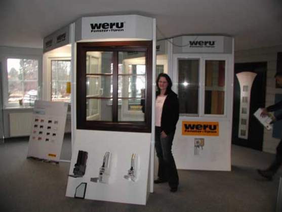 Weru-Kunststofffenster Ausstellung