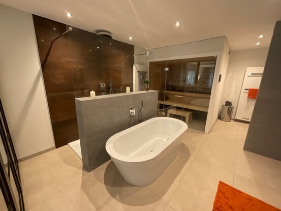 Badsanierung mit Sauna