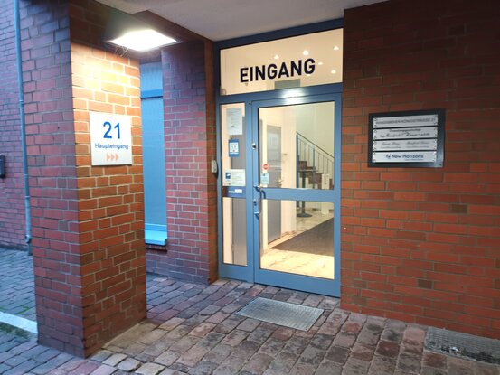 New Horizons Hamburg - Eingang