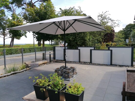 Caravita Sonnenschirm mit Markilux Format Sic