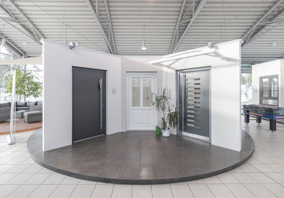 Haustueren in unserer Erlebnisausstellung