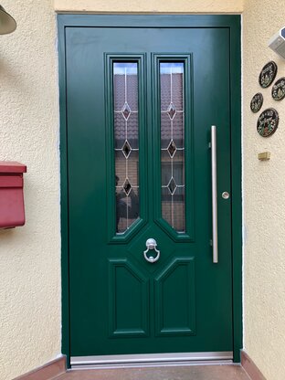 Klassische Aluminium Haustuere