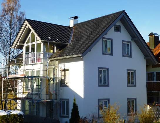 Dachsanierung mit Gegengiebel