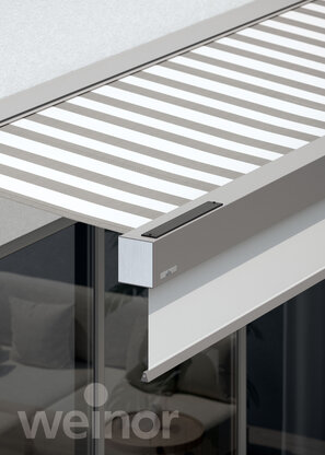 Neue Weinor Markise Smaila mit Volant Plus So