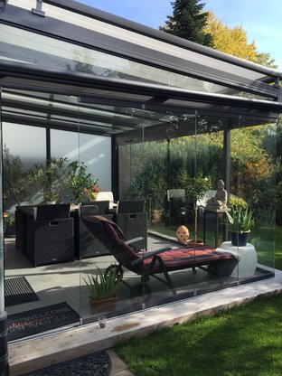 Glashaus Glasoase in Ketsch