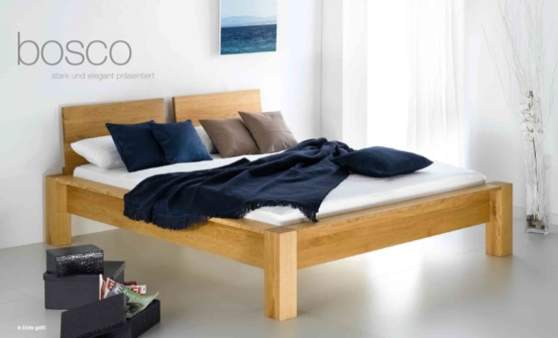 Bett BOSCO in Eiche geoelt