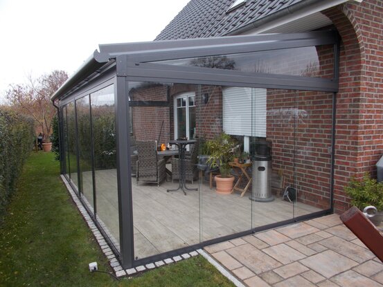 Terrassendach_Aufbau