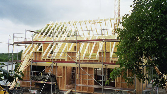 Pfettendachstuhl als Satteldach