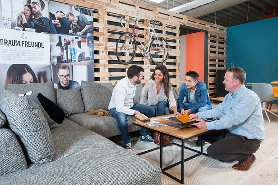 Beratung beim Polstermoebelkauf