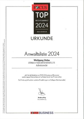 Strba Rechtsanwälte Fachanwälte ArbeitsR, WEG und MietR Abbildung Nr. 1
