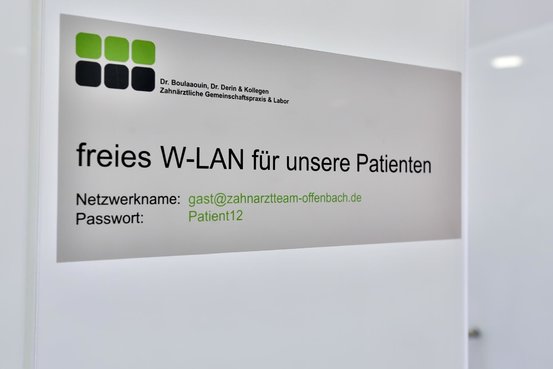 freies WLAN Zahnarzt Offenbach