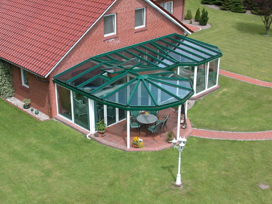 Wintergarten mit Terrassendach