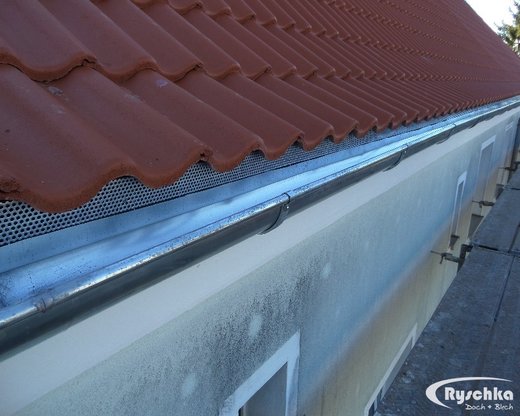 Dachrinne aus Titanzink