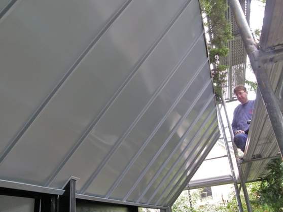 Verblechung aus Titanzink