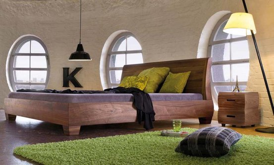 dormiente Massivholzbett Morena
