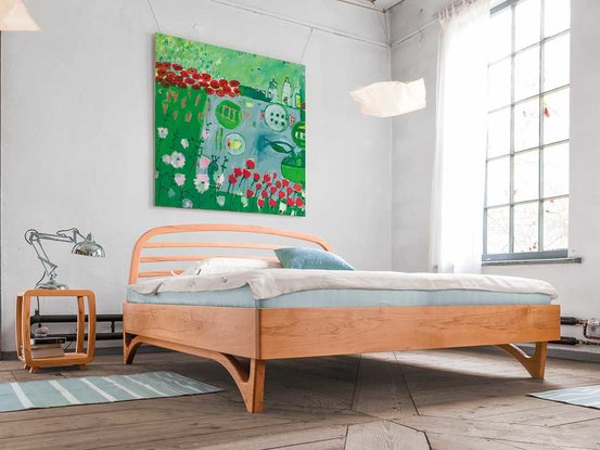 dormiente Massivholzbett Liv