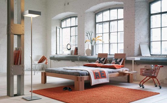 dormiente Massivholzbett Nuveo