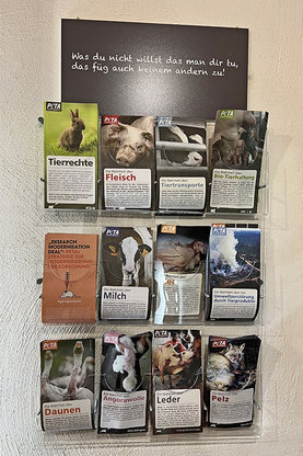 3v for hair PETA Info Flyer