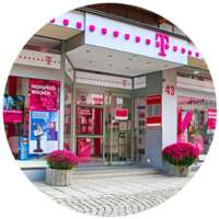Weiteres Logo der Firma Telekom Partner Shop Lahr