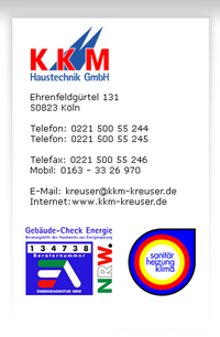 Logo der Firma KKM Haustechnik GmbH