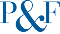 Weiteres Logo der Firma P&F Versicherungen + Altersvorsorge frei. offen. unabhängig